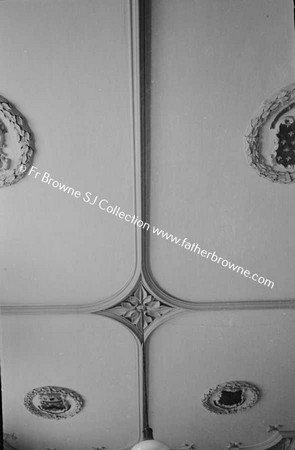 PREMONSTRAHENSIAN   HOUSE   CEILING WITH ORDERS COAT OF ARMS